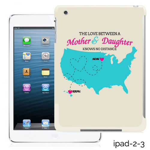 Personalized Love For Mom knows no distance 3D Tablet Case