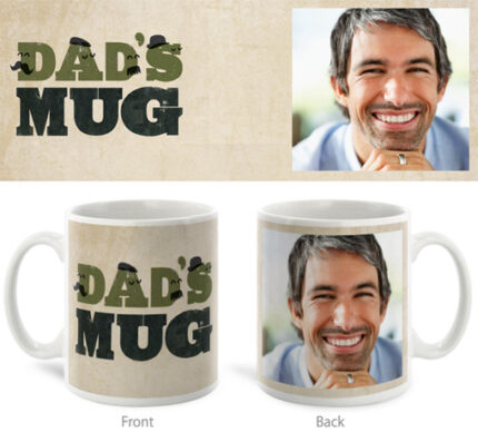 Moustache Dad Photo Mugs