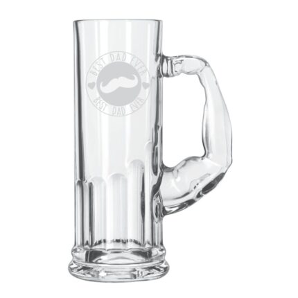 Moustaches Best Dad Ever Beer Mug - Image 6