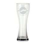 Moustaches Best Dad Ever Beer Pilsner Glass