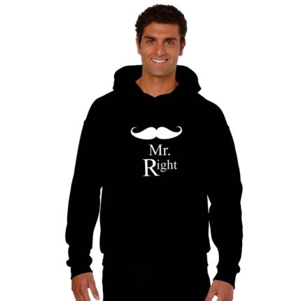 Mr Right Mrs Always Right Couple Sweatshirts - Image 2