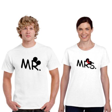 Mr and Mrs Mickey Minnie Couple T shirts - Image 9
