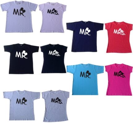 Mr and Mrs Mickey Minnie Couple T shirts - Image 16