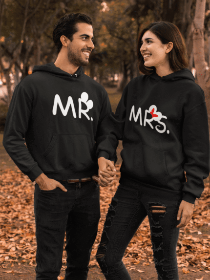 Mr and Mrs Mickey Minnie Couple Sweatshirts - Image 9