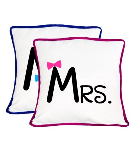 Mr. and Mrs. Couple Cushion Covers