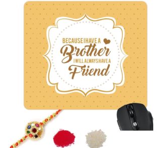 My Brother My Friend Brother Mousepad