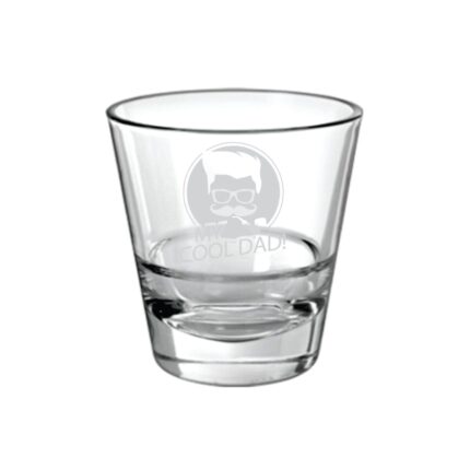 Moustache Awesome Dad Whiskey Glass - Image 35