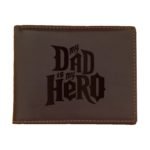 My Dad Is My Hero Men's Leather Wallet