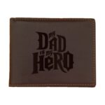 My Dad Is My Hero Men's Leather Wallet
