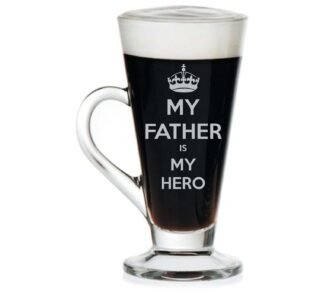 My Father My Hero Engraved Tea Mug