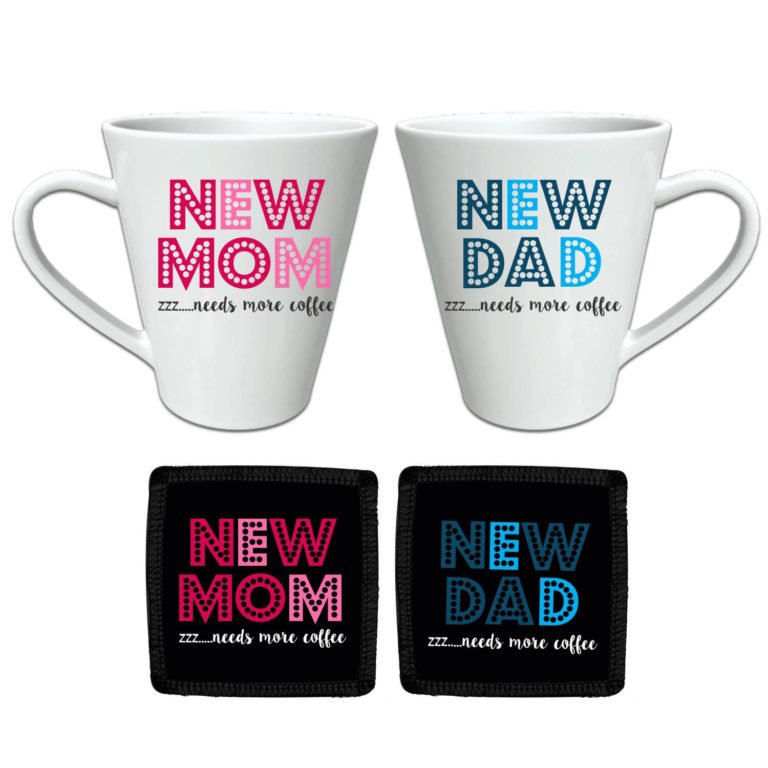 New Mom Dad Need More Couple Latte Coffee Mug