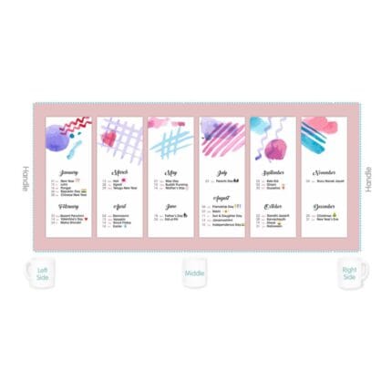 New Year 2018 Holidays Calendar Mug - Image 5