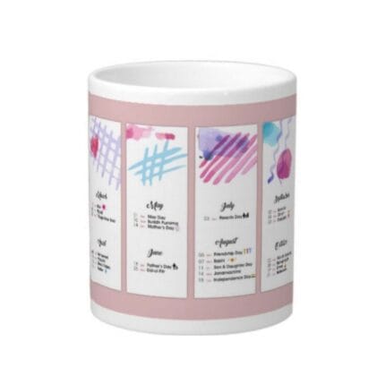 New Year 2018 Holidays Calendar Mug - Image 4