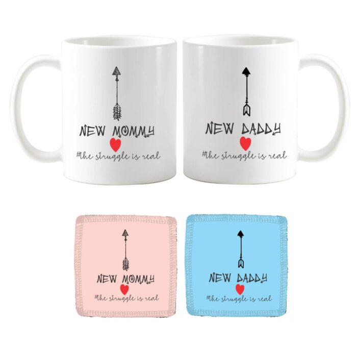 New mommy Daddy Couple Coffee Mug
