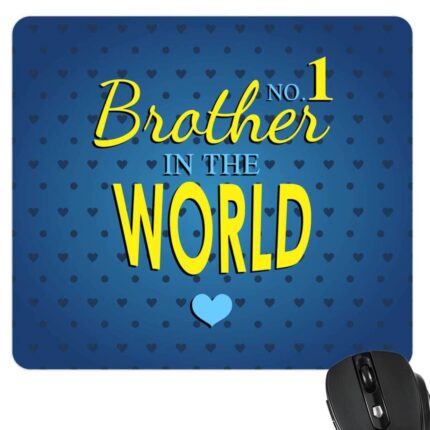 No 1 Brother In The World Mousepad - Image 2
