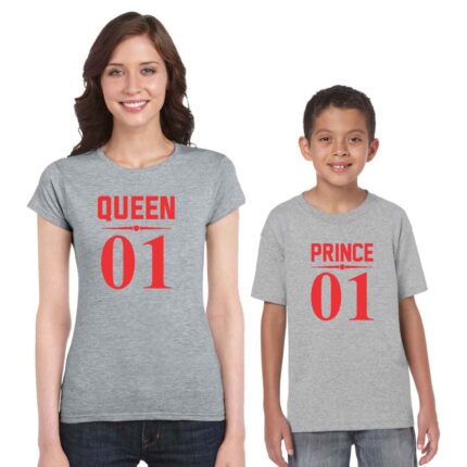 No. 1 Prince Queen Mom And Son Tshirt