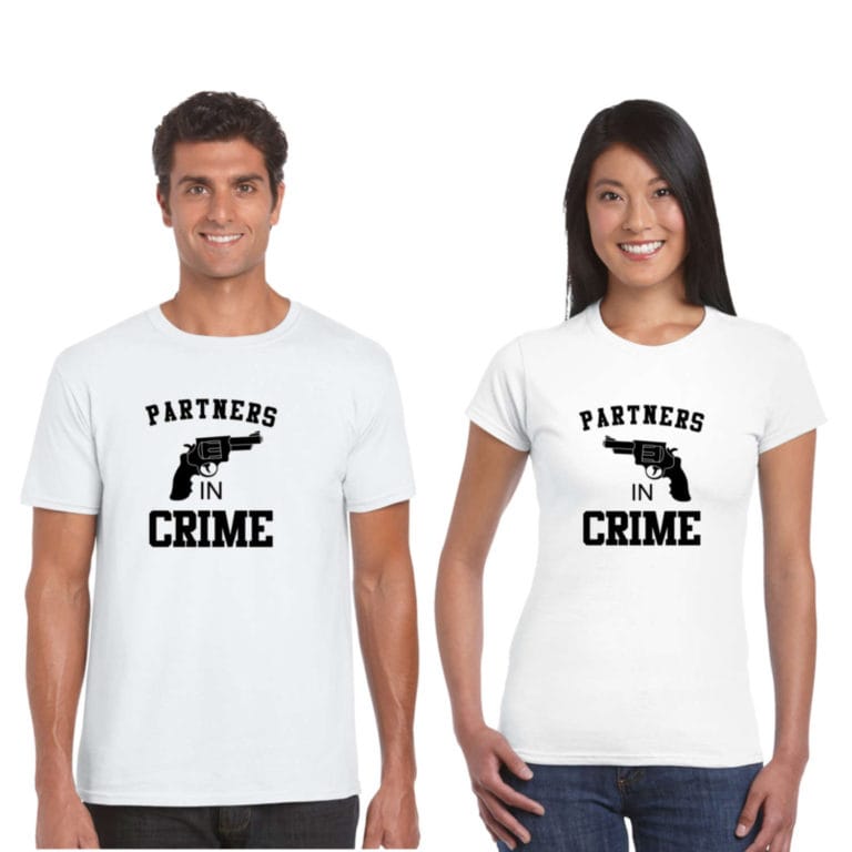 Partners in Crime Couple T-shirt 