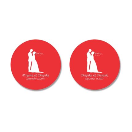 Personalized Just Married Champagne Flutes Set of 2 - Image 2
