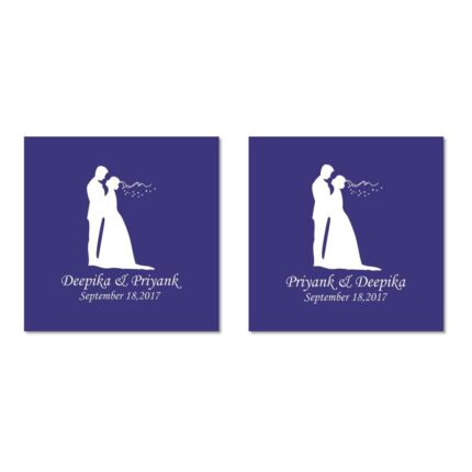 Personalized Just Married Couple Whiskey Glasses - Image 5