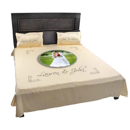 Personalized Romantic Photo Bedsheet - Image 2