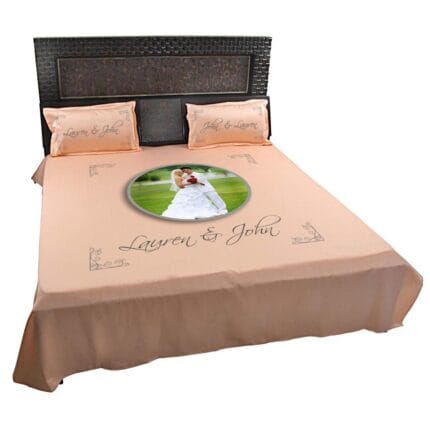 Personalized Romantic Photo Bedsheet - Image 3