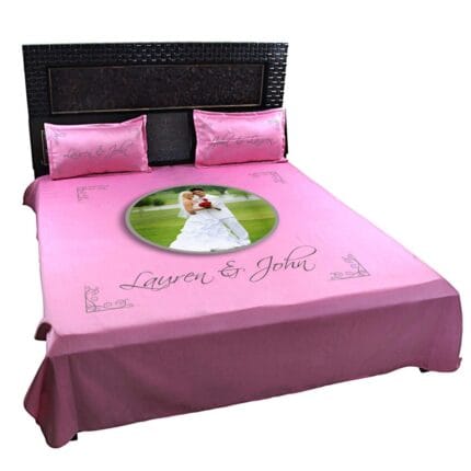 Personalized Romantic Photo Bedsheet - Image 4