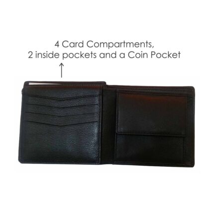 Bro Bank Men's Leather Wallet for Brother - Image 4