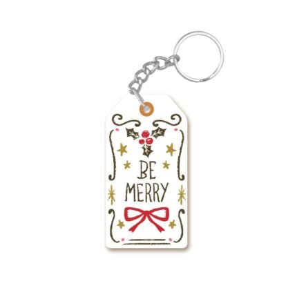 Be Merry Christmas keychain