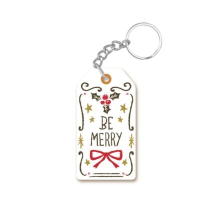 Be Merry Christmas keychain