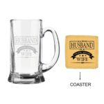 Engraved Proud Husband Of a Freaking Awesome Beer Mug