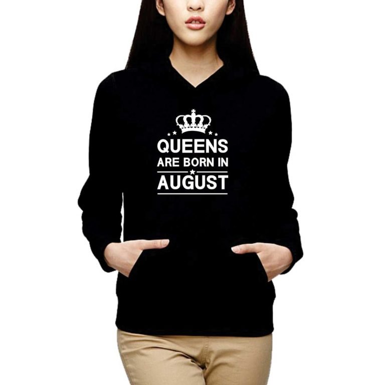 Queens Are In August Birthday Sweatshirt