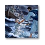 Miraculous Jesus Walking On Water Wall Paintings Frame