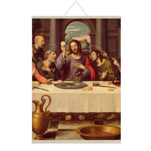 Last Supper Canvas Scroll