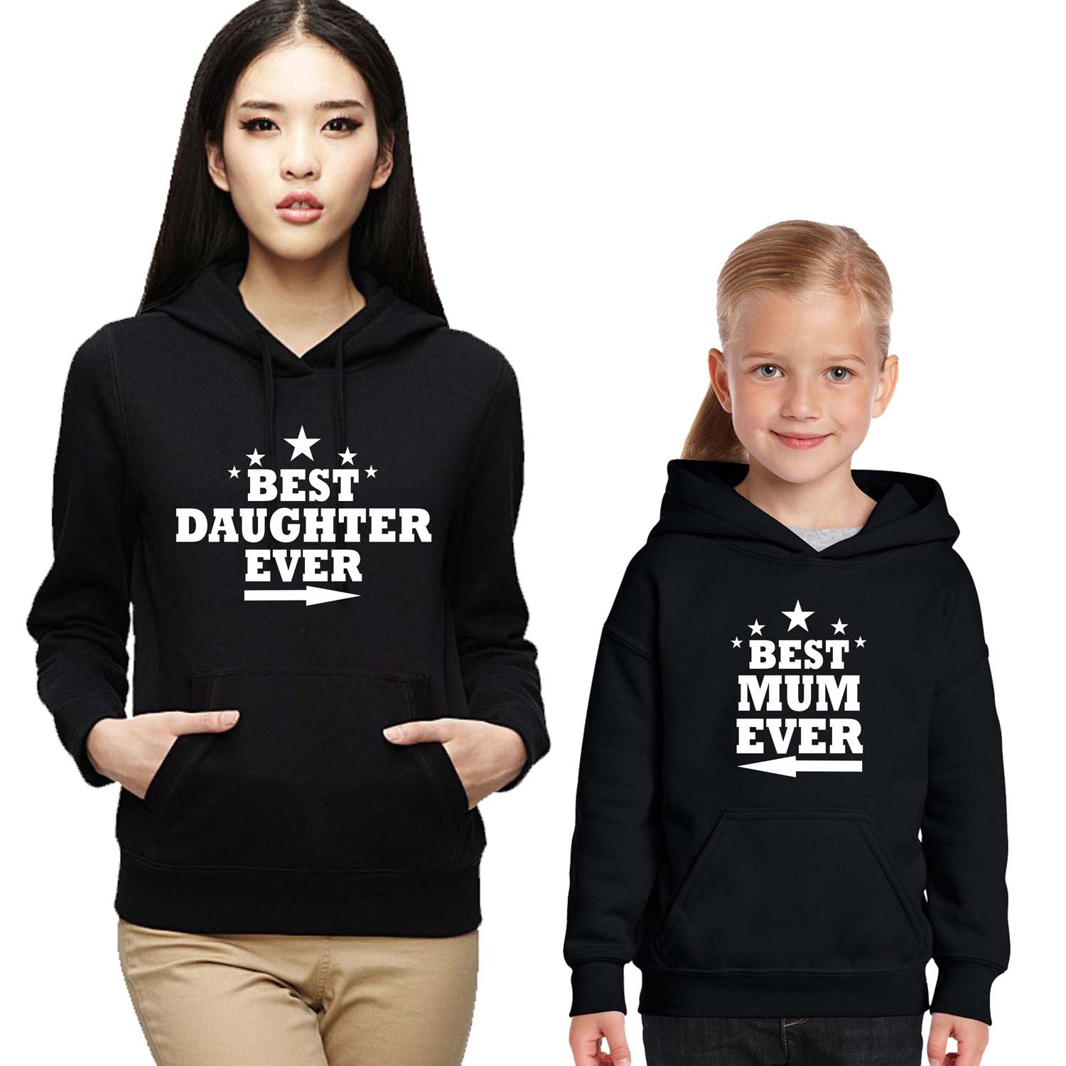 Matching hoodies for deals mom and daughter