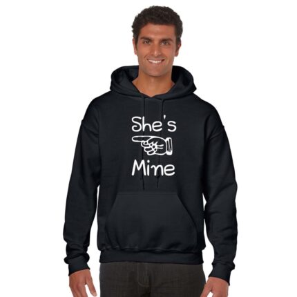 He is Mine She is Mine They are Mine Family Sweatshirts - Image 2