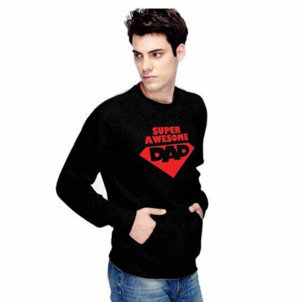 Super Awesome Dad Sweatshirt - Image 5