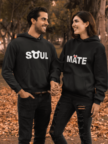 Soulmate Mickey Minnie Couple Sweatshirts