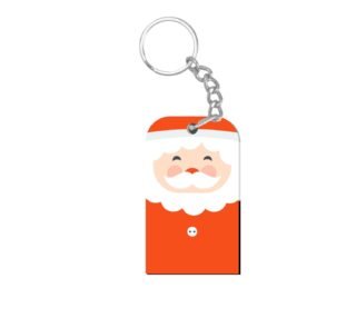 Santa Claus Christmas keychain