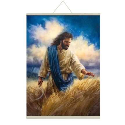 Savior Lord Jesus Canvas Scroll