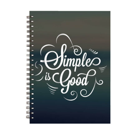 Simple is Good Printed Notebook - Image 7
