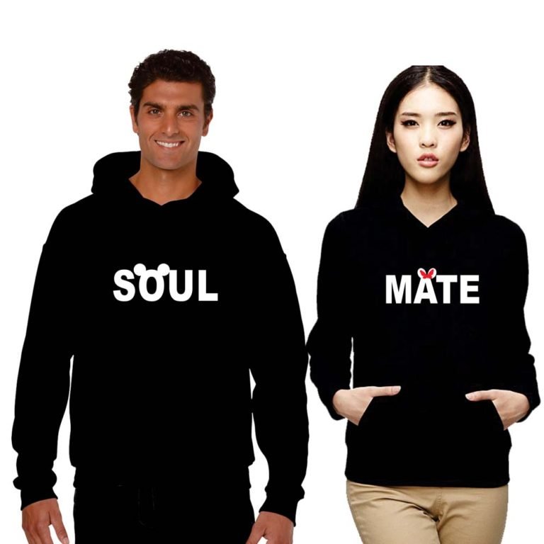 Soulmate Mickey Minnie Couple Sweatshirts