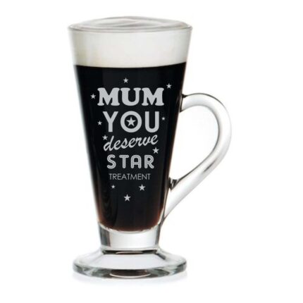 Star Mum Engraved Tea Mug