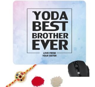 Star Wars Yoda Best Brother Ever Mousepad