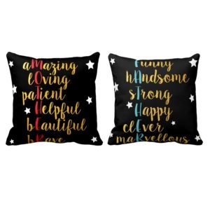 Starry Beautiful Mother Father Definition Cushion Cover Set of 2