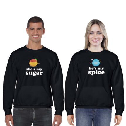 Sugar and Spice Couple T shirts - Image 5