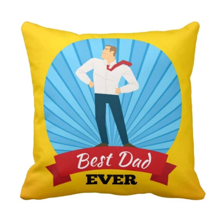 Super Best Dad Ever Cushion Cover