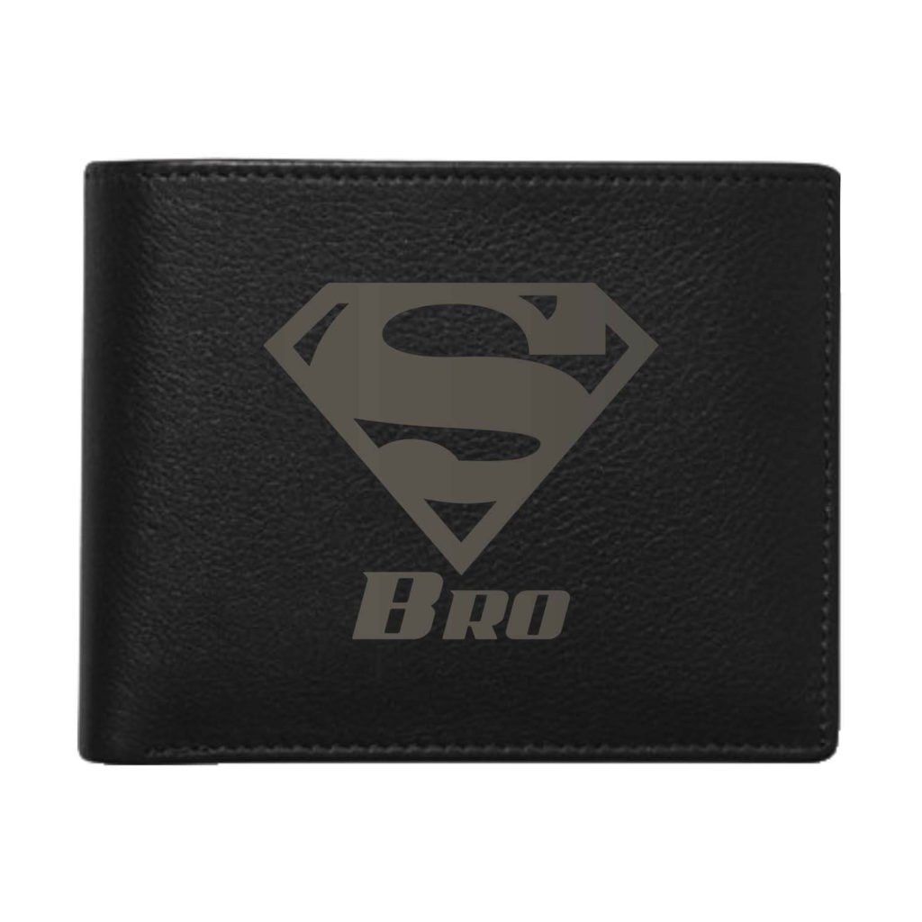 Super Bro Men's Leather Wallet for Brother
