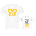 Super Hero Dad and Kid Family T-Shirt - Image 7