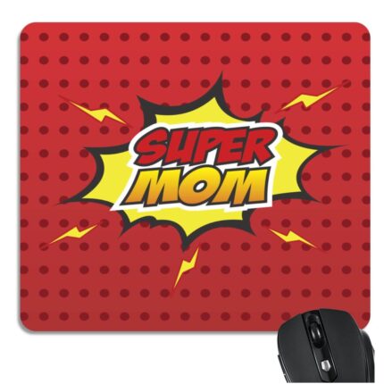 Super Mom Red Mousepad