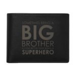 Superhero Brother Men's Leather Wallet for Brother